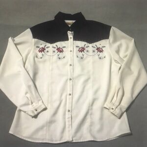Western Style Embroidered Shirt